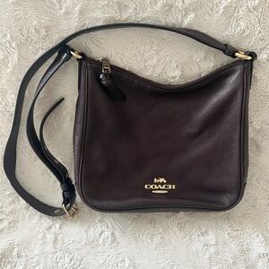 Coach Ellie File Bag in Oxblood